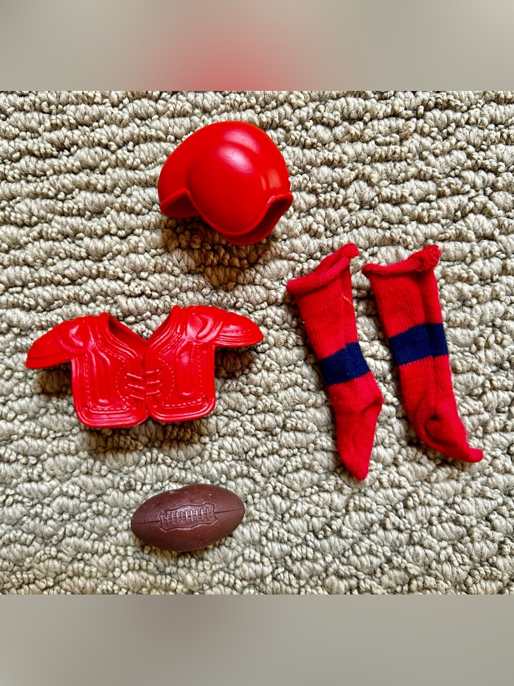 Incomplete Vintage Ken Football uniform